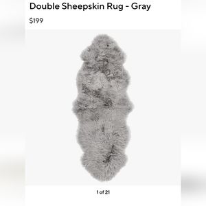 Pottery barn Teen Double Sheepskin Rug